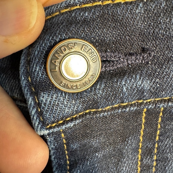 Lands' End Square Rigger Women's Straight Fit Medium Wash Blue Jeans Tag: 31‎ - Picture 5 of 16